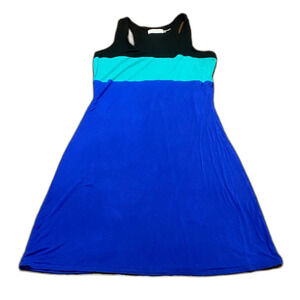 Calvin Klein Colorblock Tank Dress Sleeveless